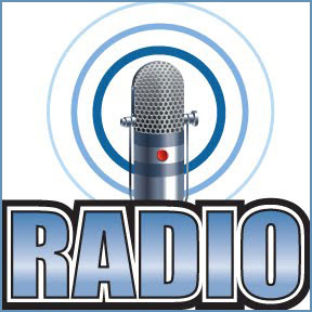A radio logo with the word " radio ".